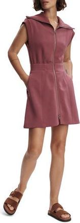 Varley Rebecca Zip Through Minidress in Wild Rhubarb at Nordstrom Rack, Size Large