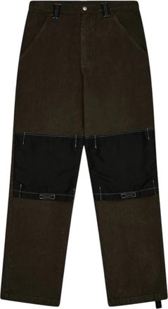 OAMC Peacemaker Workwear Broek - Heren - Straight fit broeken - Groen - M - Katoen - Broeken
