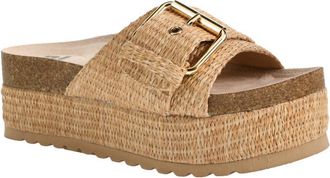 Dirty Laundry Womens Palm Island Platform Sandal In Natural Raffi