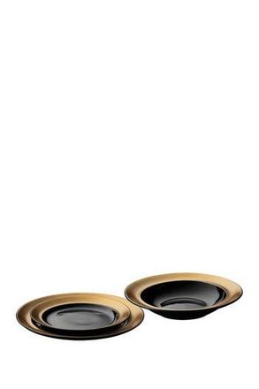 Berghoff Gem 3-Piece Plate Set - Black in Black, Gold at Nordstrom Rack