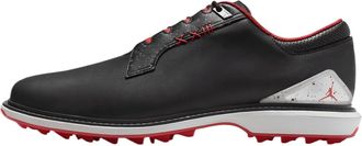 Nike Air Jordan ADG 5 Mens Golf Shoes FQ6642 Sneakers Shoes (UK 8.5 US 9.5 EU 43, Black fire red Metallic Silver 001)