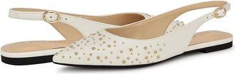 Nine West Beamz Womens Flat Shoes White : 8.5 M, Leather