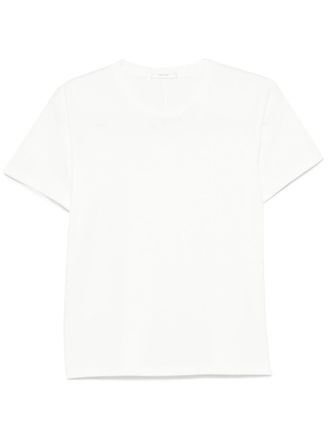 The Row Calibi T-shirt - women - Cotton/Silk - M - White