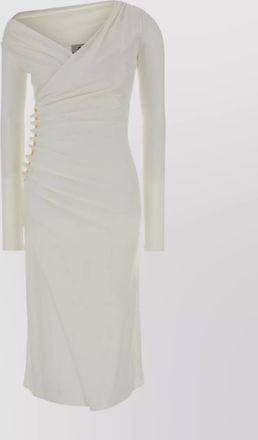 Elisabetta Franchi v-neck midi dress