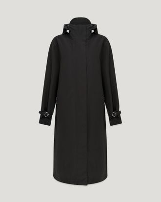 Belstaff Navis Parka Womens Tritech Shell Black Size XS