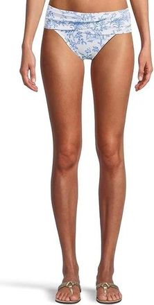 Lilly Pulitzer Lagoon Sarong Hipster Bottom Womens White Swimwear DDR2742