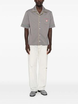 Casablanca Monogram Jacquard Shirt - Gray
