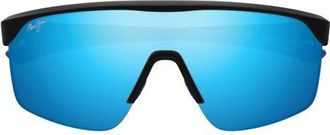 Maui Jim Paluna 99mm PolarizedPlus2 Semi-Rimless Sunglasses in Black at Nordstrom