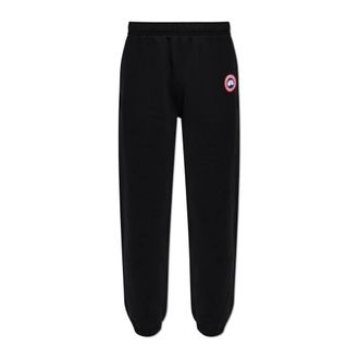 Canada Goose Broeken, Dames, Zwart, M, Katoen, Wander Trainingsbroeken