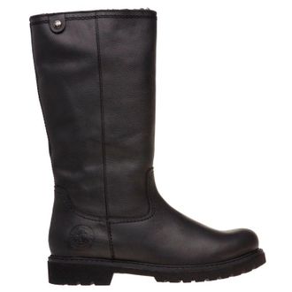 Panama Jack Womens Bambina Boots - Black Leather - Size UK 8