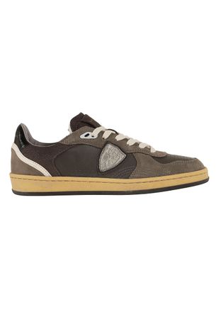 Philippe Model Pgal Low Patent Leather Accent Sneakers