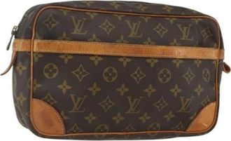 Louis Vuitton Pre-owned Clutches, female, Brown, Size: ONE SIZE Pre-owned Clutch