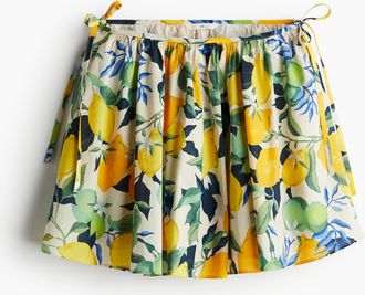 H&M Mini-Tellerjupe - Yellow