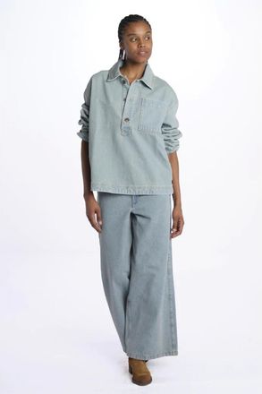 SOEUR Austin Blusa Denim Over