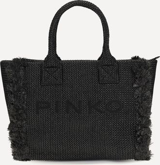 Pinko Medium Beach Rafia Tote Bag Female UNI