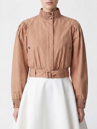 Chlo&eacute; Bomber crop in popeline di cotone biologico
