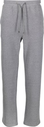 Corneliani drawstring tapered track pants - men - Cotton/Polyester/Virgin Wool/Other fibres/Cotton - 48 - Grey
