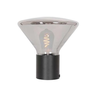 Steinhauer L&aacute;mpara De Mesa - Ambiance - Negro - Vidrio Metal - Steinhauer