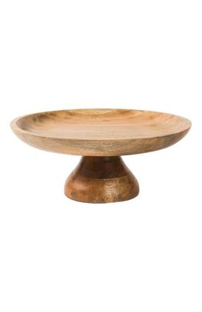 Mela Artisans Sienna Mangowood Pedestal Stand in Brown at Nordstrom