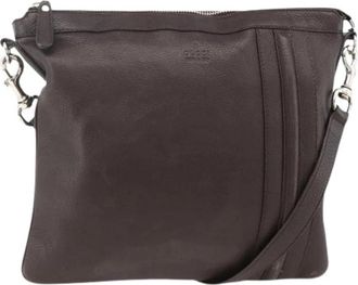 Gucci Pre-owned Vintage Schoudertas - Dames - Vintage Schoudertas - Bruin - ONE Size - Leer - Vintage