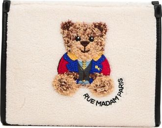 Rue Madam Marvin Clutch Butter - Dames - Clutches - Wit - ONE Size - Katoen - Tassen