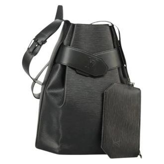Louis Vuitton Pre-owned Bucket Bags, female, Black, Size: ONE SIZE Pre-owned Vintage sac depaule handbag