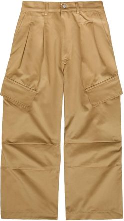 Nahmias Oversized Cargo-twill Cargo Trousers - Sand - XL