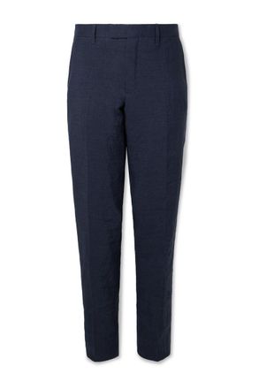 Mr P. Phillip Slim-Fit Straight-Leg Linen Suit Trousers