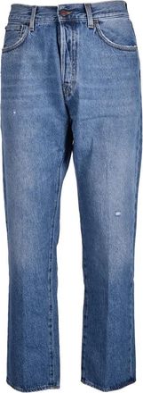 + People Mid-Rise Straight-Leg Jeans Crafted