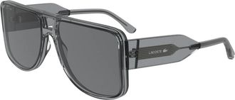 Lacoste Zonnebril L6056S in kleur 035 - unisex - Zonnebrillen - Grijs - 59 MM - Accessoires