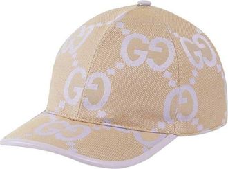 Gucci (WMNS) Gucci Jumbo GG Baseball Hat Beige Lilac 735011-4HAVS-8871