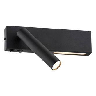 Netlighting Jasper Reading Wall Light Black Structure 3000K