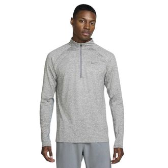 Nike Heren Stride Hardloop Top (Rook Grijs)