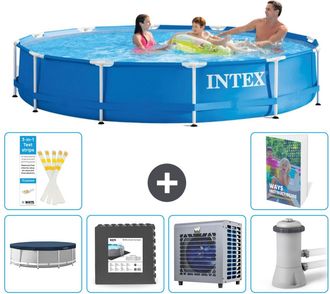 Intex Piscina Con Estructura Redonda - 366x76 Cm - 7-piezas S156