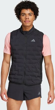 adidas adidas Performance Mens Adizero Running Padded Vest - Black - Size X-Large
