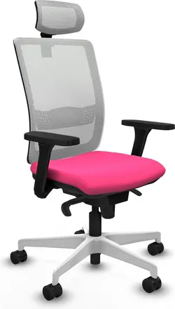 Piqueras y Crespo Sedia Da Ufficio Piqueras Y Crespo Haches Sincro Bianco Schiuma