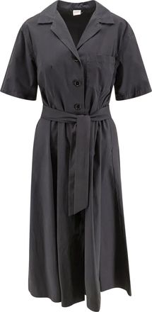 Aspesi Midi Chemisier Cotton Dress