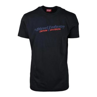 Diesel Heren, Tops, Zwart, Maat: 2XL Katoen