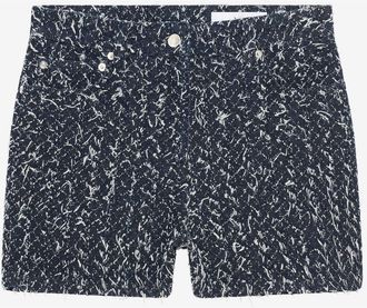 Iro Valentin Denim Shorts in Denim Curl at Nordstrom, Size 42 Eu