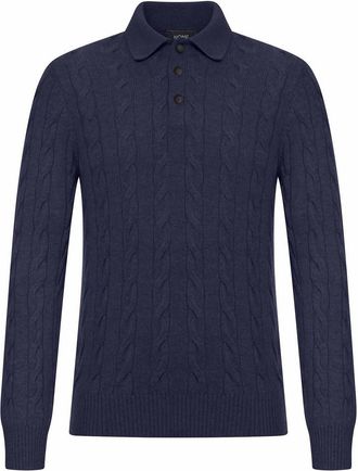 Gran Sasso Polo Shirt With Woven Pattern