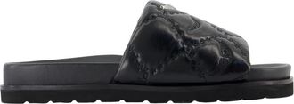 Zadig&Voltaire Sliders, female, Black, Size: 8 US Teddy Bare Vintage Slides