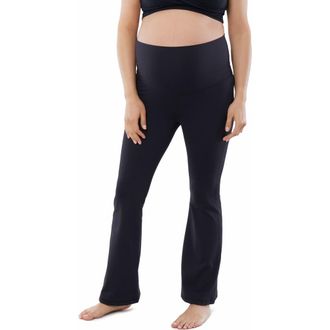 Ingrid & Isabel The Ultimate Flare Maternity + Postpartum Black Legging at Nordstrom, Size X-Small