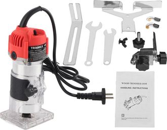 OEM Juego De Herramientas Para Recortadora, Laminadora Y Fresadora El&eacute;ctrica Manual De 220 V Y 30000 Rpm Para Carpinter&iacute;a (enchufe Europeo)
