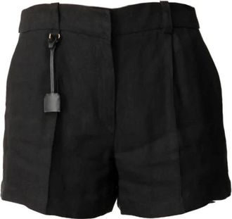 Elisabetta Franchi Mujer, Pantalones cortos, Negro, Talla: L