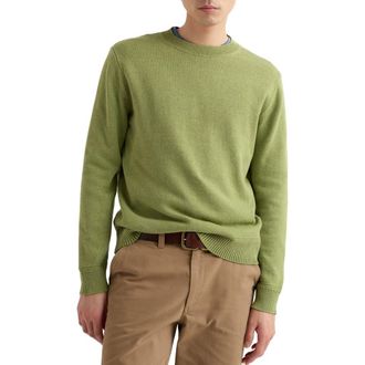 Seasalt Cornwall Moorstone Organic & Recycled Cotton Sweater in Grasshopper at Nordstrom, Size Xx-Large