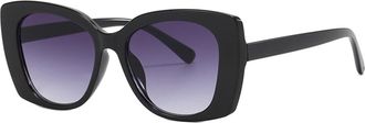 Generic Fashion Men And Women Outdoor UV400 Commuter Sunglasses Beach Vacation Party Photo Sun Glasses(Purple)