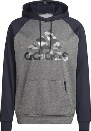 adidas Two-tone Hoodie - Heren - Sport - Blauw - Maat: M Leer