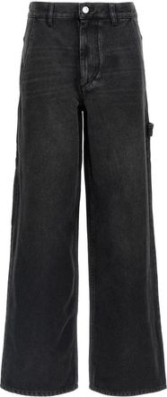 Isabel Marant Jeans, Dames, Zwart, S, Katoen, Solene Jeans