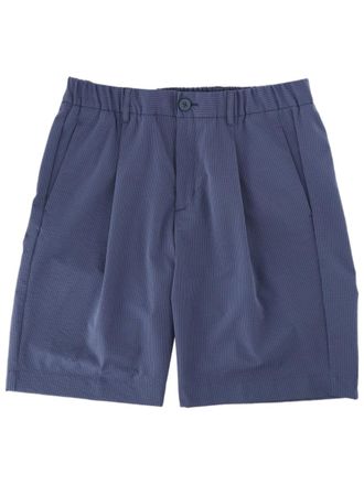 Herno Textured Elastic Waistband Tailored Shorts