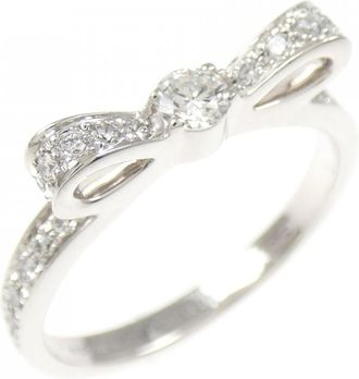 Chanel White Gold White Gold (18K) Band Ring (Pre-Owned)